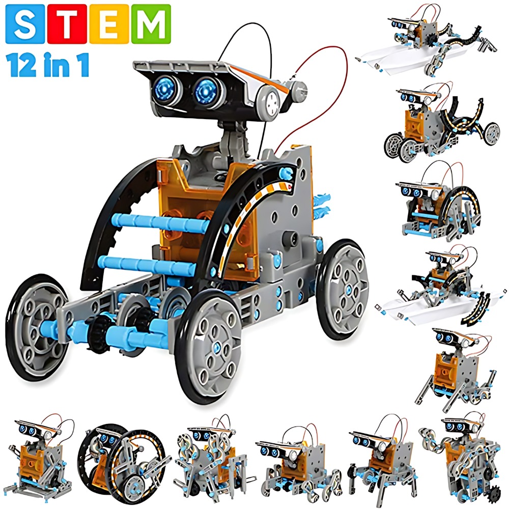 Science Project Robot - Bloques de construcción de robots solares