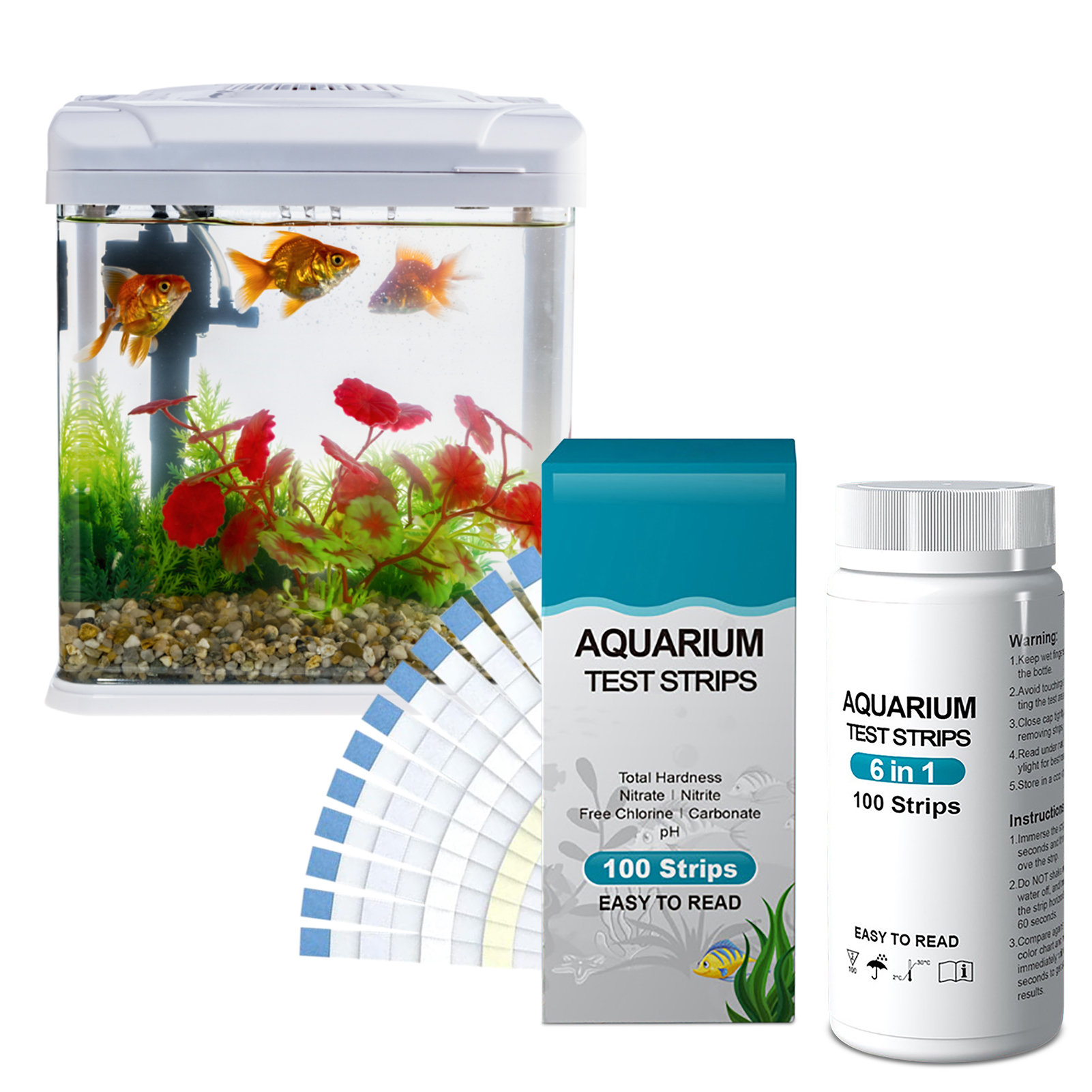 Water Testing Kit - Kit de tiras reactivas de calidad