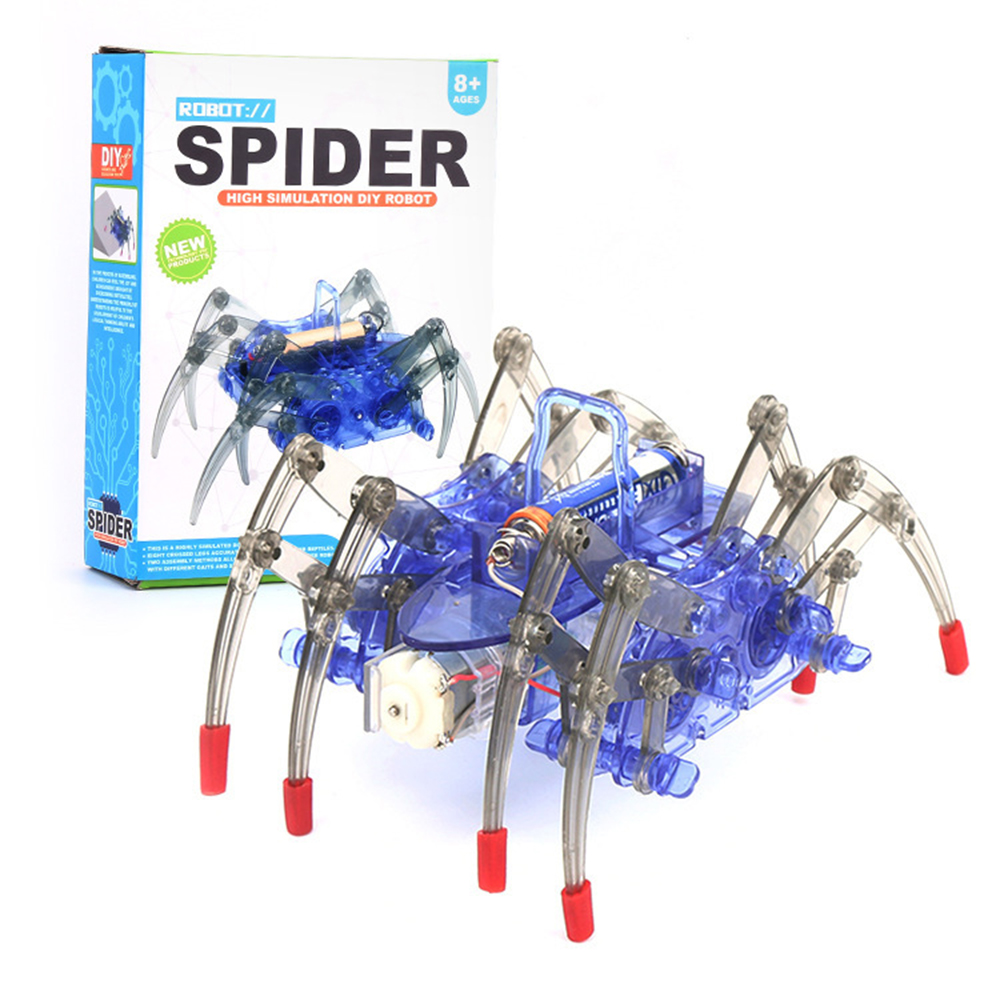 Science Project - Kit de robot araña biónico eléctrico,