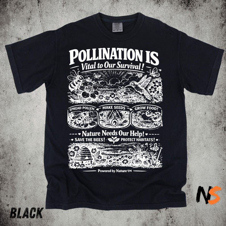 Science Nature - Camiseta vintage con estampado de abejas