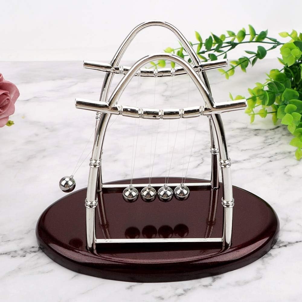 Newton Cradle Large - Bolas de acero de equilibrio de