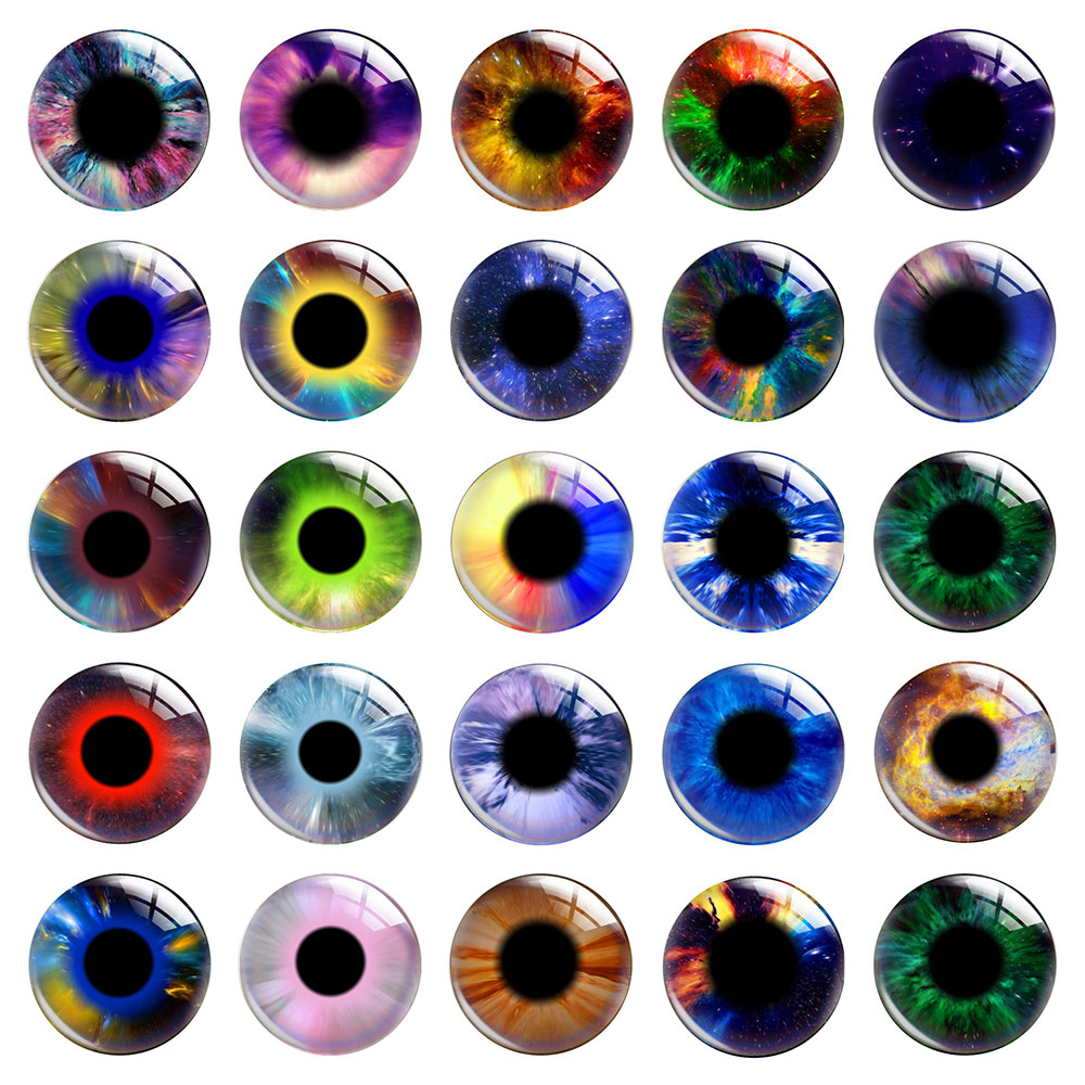Science Toy - Cabujón de cristal plano redondo con