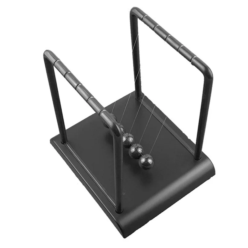 Péndulo de Newton negro, pisci - Newton Cradle Large reseña y precio