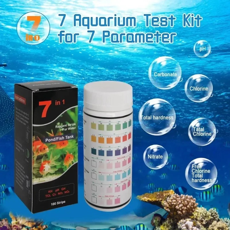 Tiras Reactivas para Acuario,  - Water Testing Kit reseña y precio