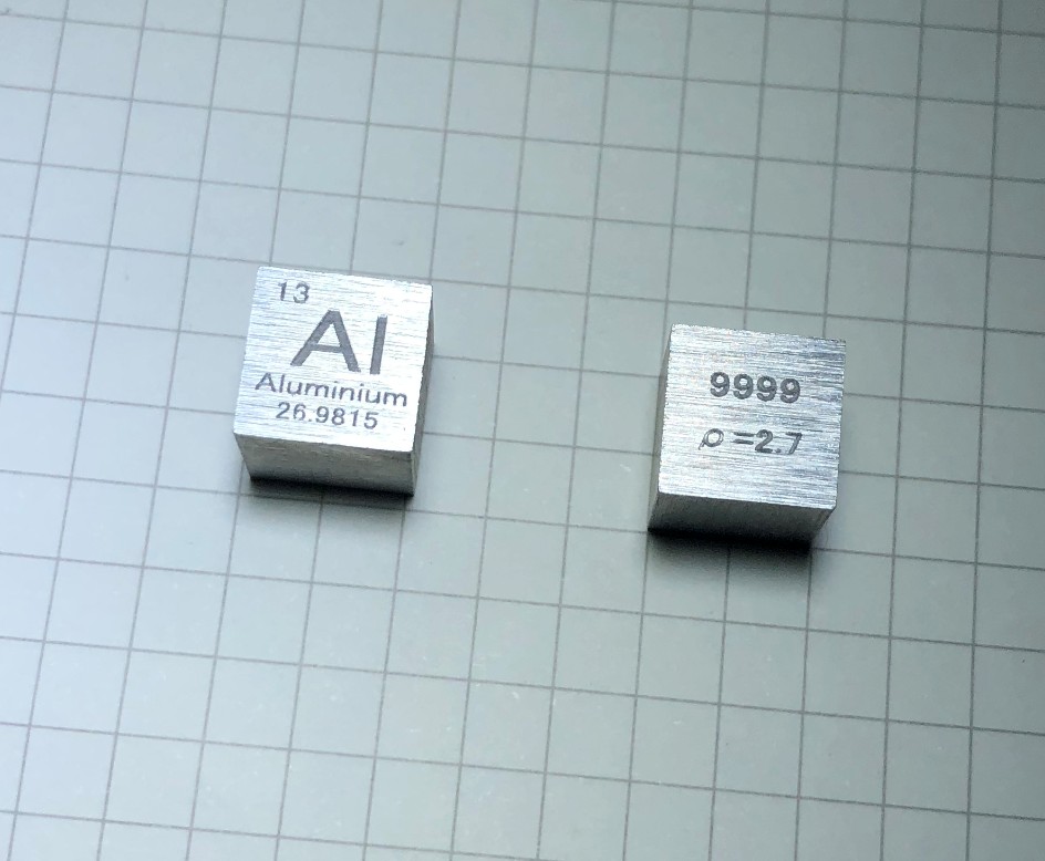 Cubo de aluminio puro de 10 mm - Hobby Is Science reseña y precio
