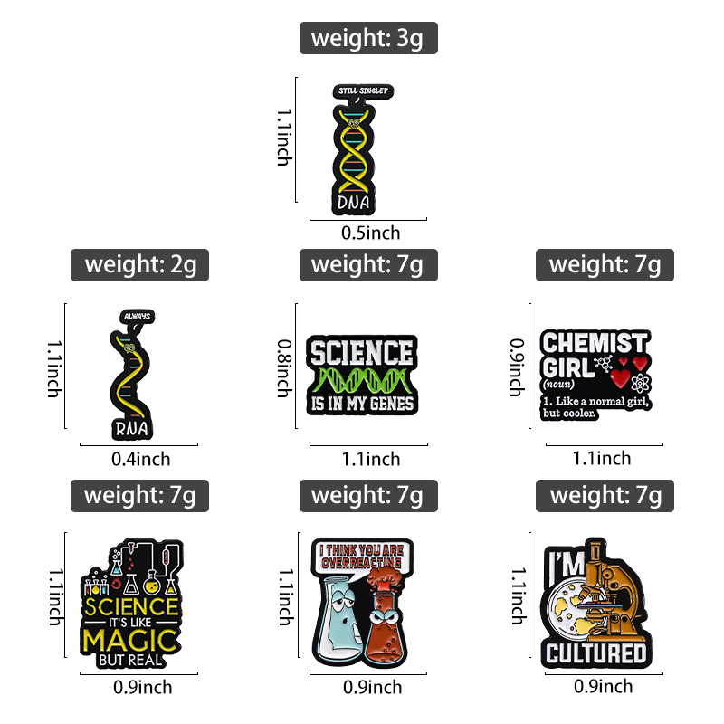 Broches de esmalte con estruct - Science Buddies reseña y precio