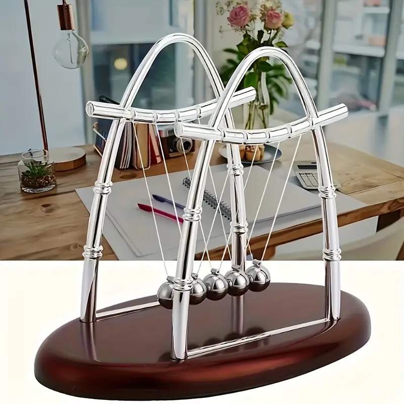 Cuna de Newton con bolas de ac - Newton Cradle Large reseña y precio