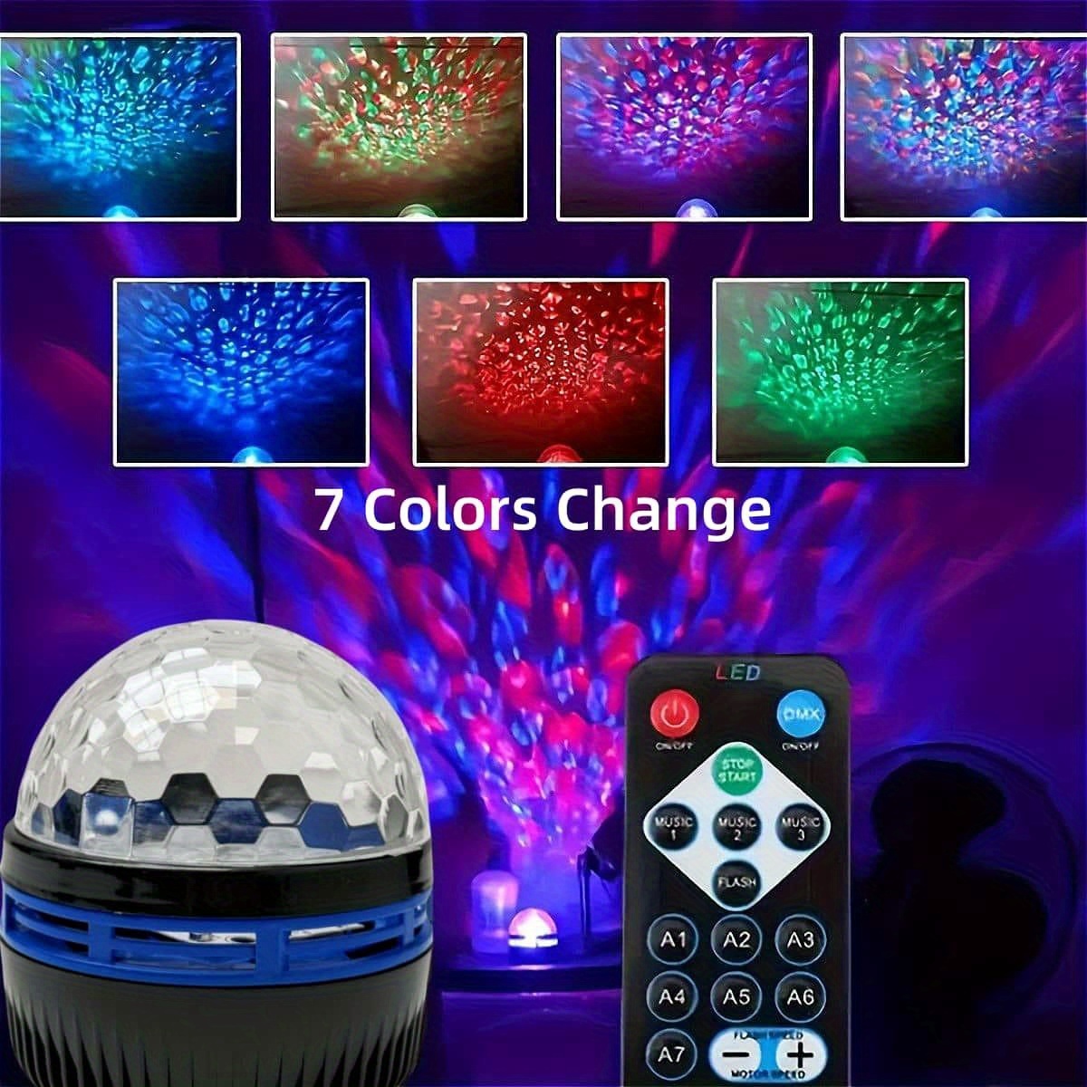 Proyector de Luz RGB de 7 Modo - Planetarium Projector Home reseña y precio