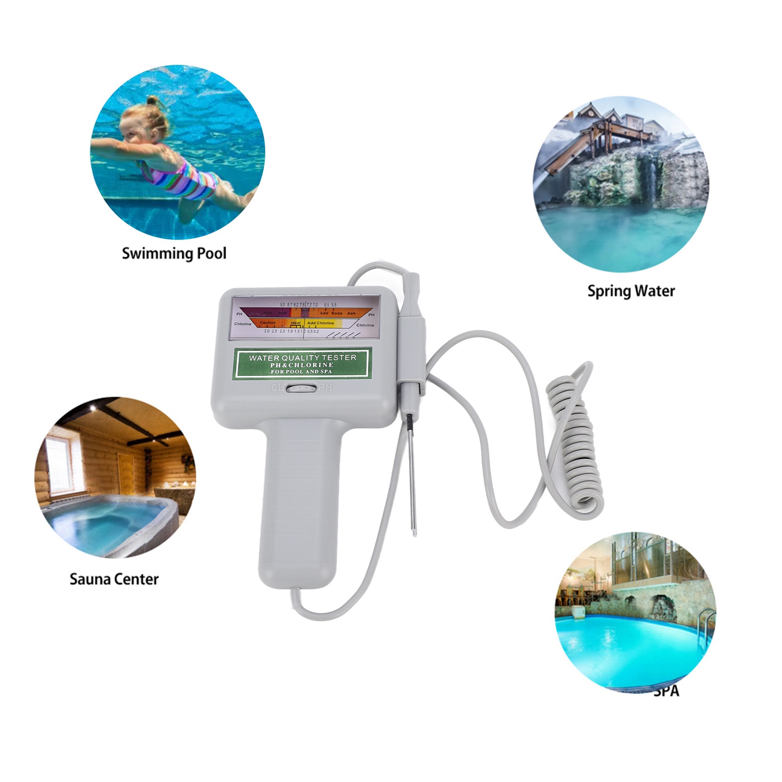 Medidor Digital de pH y Cloro  - Water Testing Kit reseña y precio