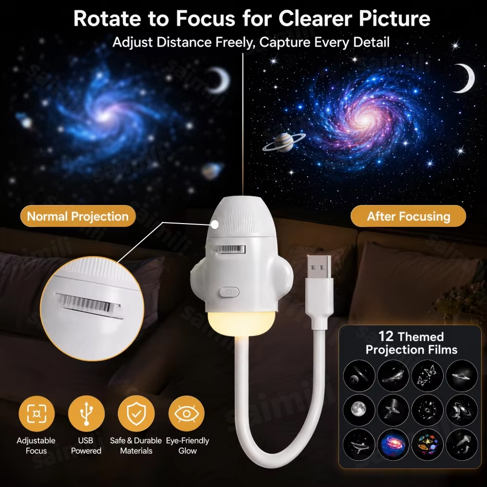 Lámpara de Proyección USB Flex - Planetarium Projector Home reseña y precio